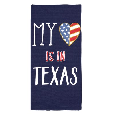 My Heart is in Texas Dual Purpose Towel