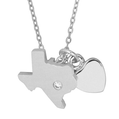 Texas Map Necklace